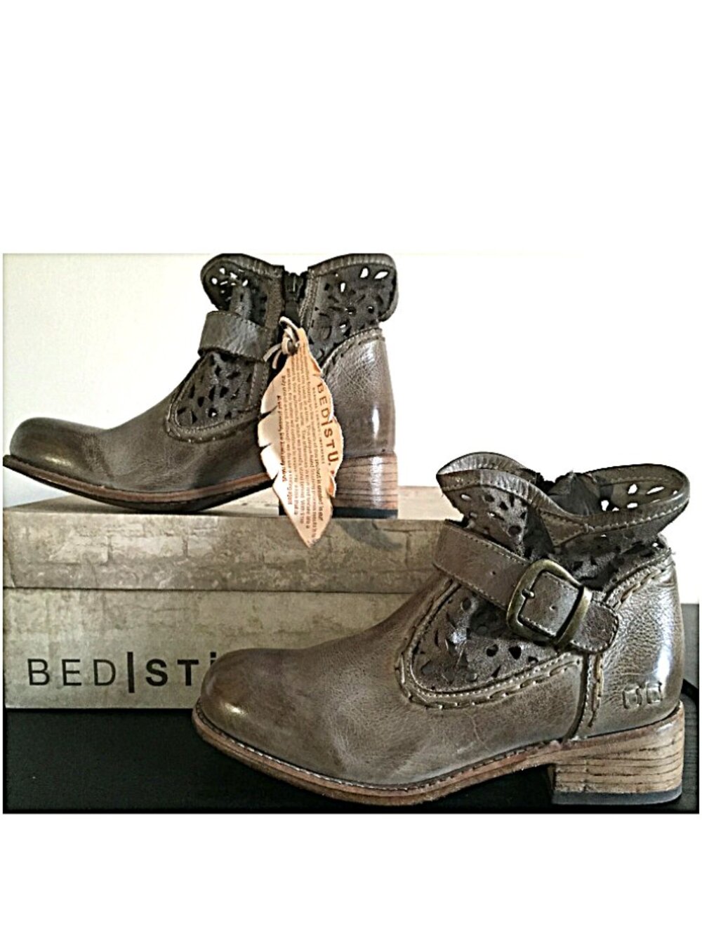 BED/STU Heather Bootie -Taupe Mid-